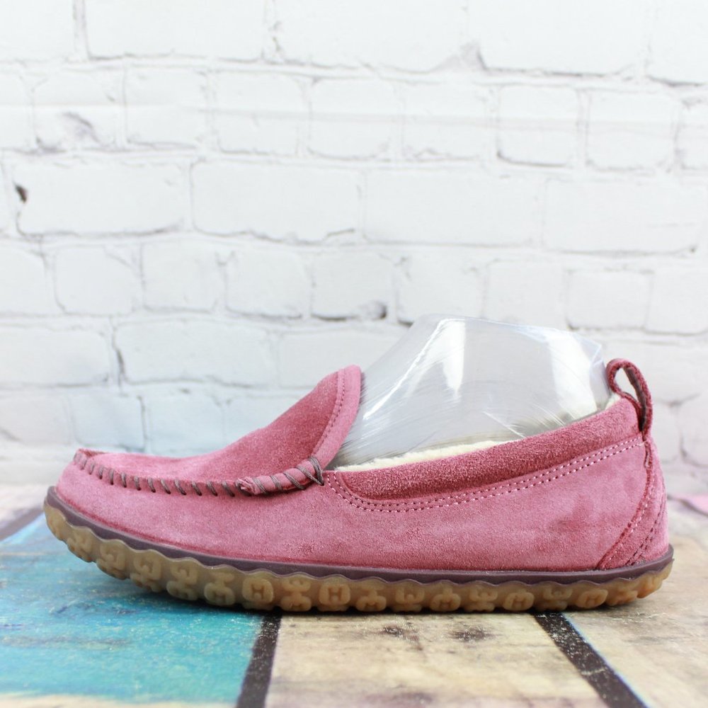 LL Bean Light Rosewood Suede Lined Mountain Slippers Size 6 M - Picture 1 of 9